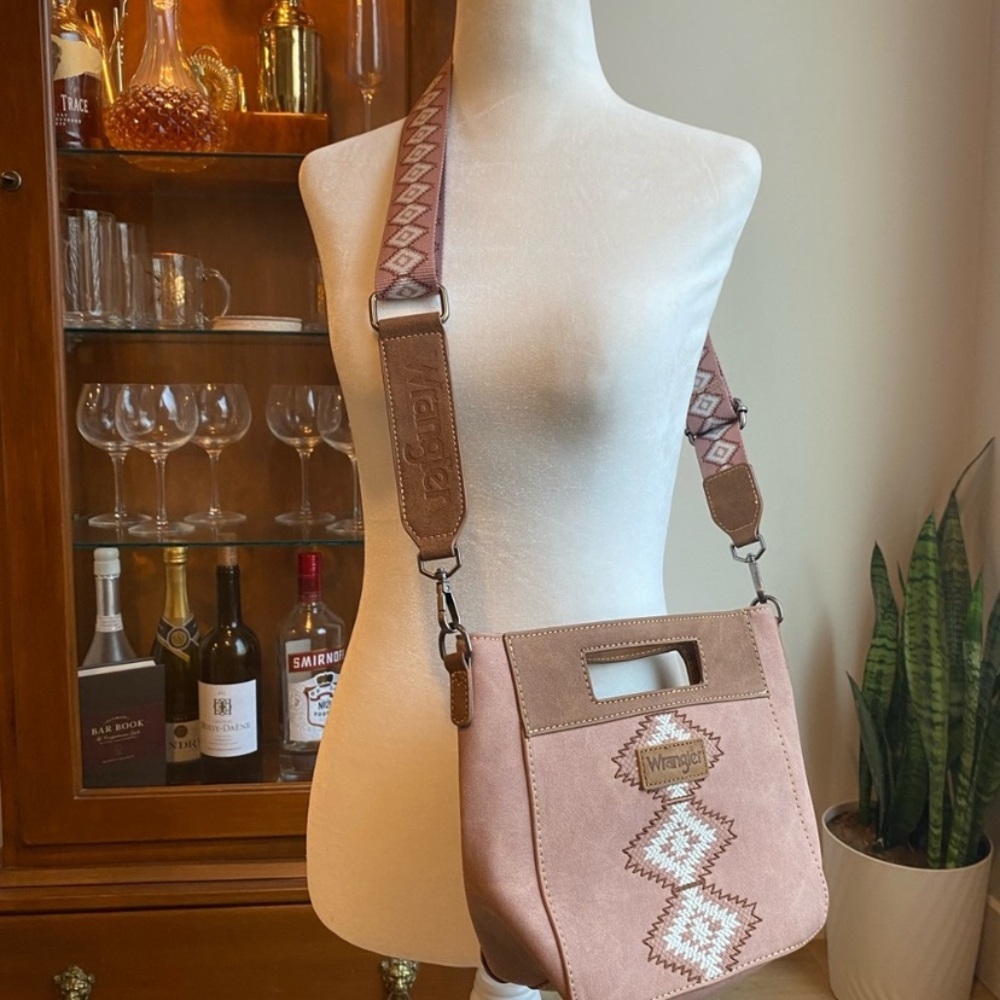 Montana West x Wrangler Aztec Embroidered Crossbody Bag